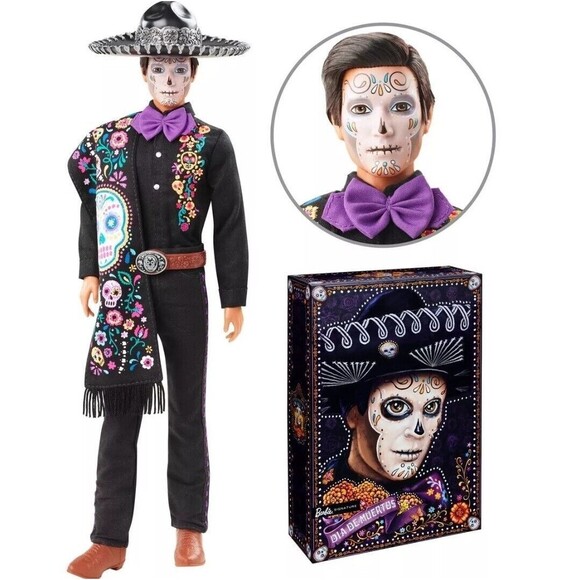 Dia De Muertos Ken 2021 Barbie Day of the Dead Doll (GXL26) - Picture 1 of 5